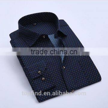 Yiwu Factory OEM High Quality Cotton Shirt Elegant for Men 2016 photo-2