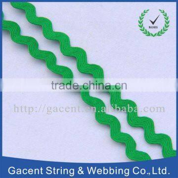 green riband ribbon tape for garments decoration