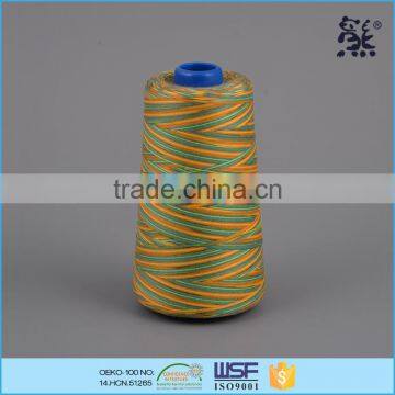 OEM High Tenacity Multicolor Polyester Sewing Thread photo-3