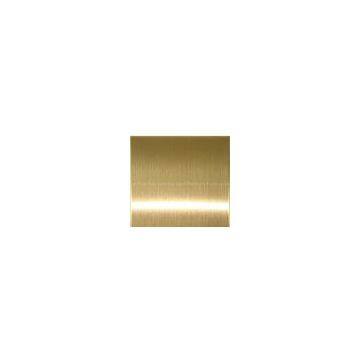 Golden Hairline Stainless Steel Sheet photo-1