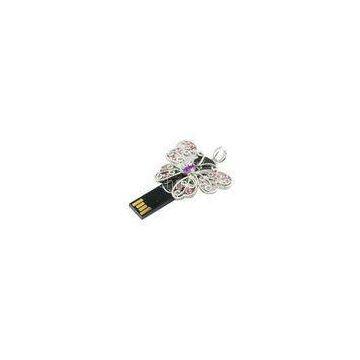Butterfly Shaped Jewelry USB Flash Drive Stick 2GB 4GB
