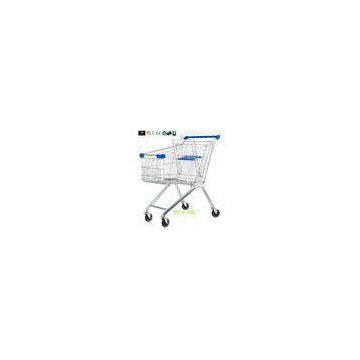 Professional Supermarket Shopping Carts With Chair 125 Liter / Retail Shopping Trolley