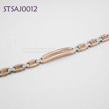 Men Metal Alloy Fashion Titanium Steel Bangle Gift Bracelet photo-2