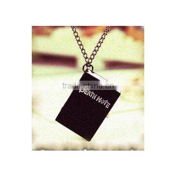 Death Note Book Shape Pocket Watch With Chain Necklace Watch