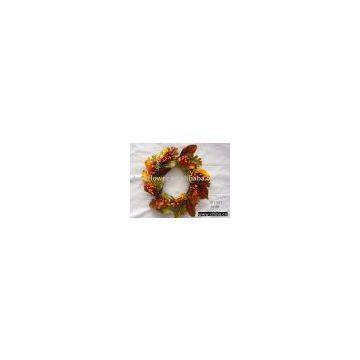 artificial foliage wreath