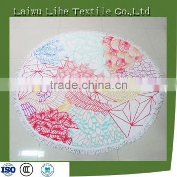 2017 low price China made cotton round towels