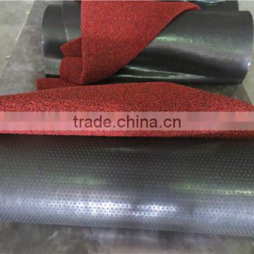 13mm-22mm Cheap and Eco-friendly PVC car mat with spike backing, PVC coil car mats