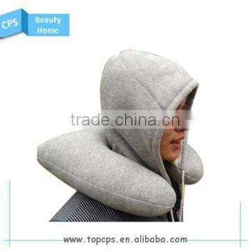 Hot products 2014 travel set neck support travel pillow with cap