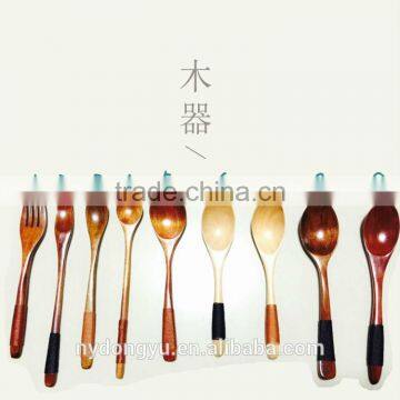 high quality string wood coffee spoon /hyizm wood tea spoon honey spoon /fancy dessert spoon tableware