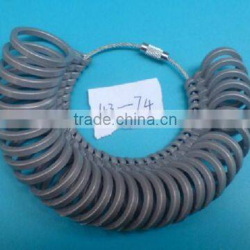Plastic Ring Gauge Finger Sizer Measure Finger Sizes Euro Sizes 43-74,Plastic Jewelry Sizing Tool photo-2