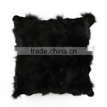 YR175 Hot Sale Top Quality Fox Foot Part Patchwork Fur Pillows/Export Fashionable Furs