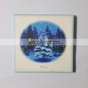 Custom merry printing musical christmas greeting card for kid