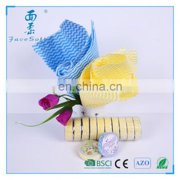 Compressed washrag spunlace nonwoven wipes /non woven cellulose wipes/mini wipes