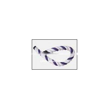 mixed color braided cotton rope