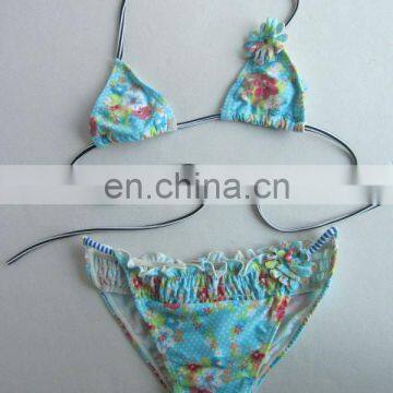 Missadola Sweet printed two pieces triangle kid's Swimwear/Bikini