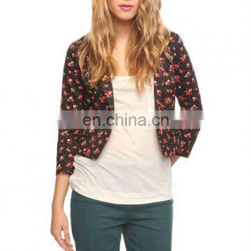 CHEFON Rose Pattern Blazer CFB0111