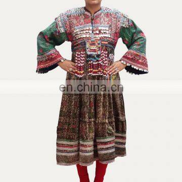 Hand Embroidered Dress Vintage Rare Gypsy Kutchi Dress