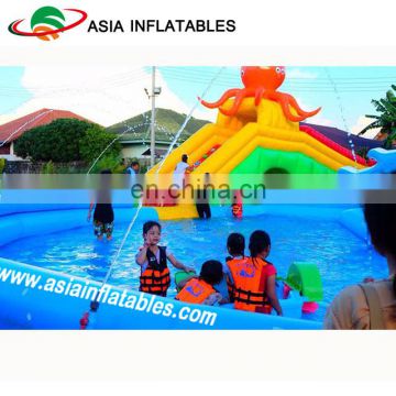 2017 Giant Inflatable Octopus Water Park Pool Slide for Adult