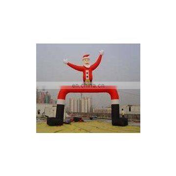 inflatable santa arch, christmas inflatable arch