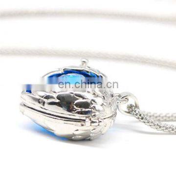Pure Handmand Oil Bottle Heart Necklace photo-3
