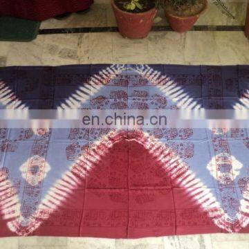 TIE DYE 50 PCS NEW PRINTED SARONGS SCARVES FROM BANARAS