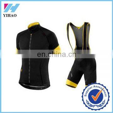 Yihao Trade Assurance 2015 new Cycling Jersey short sleeve wholesale cycling clothing set For Men