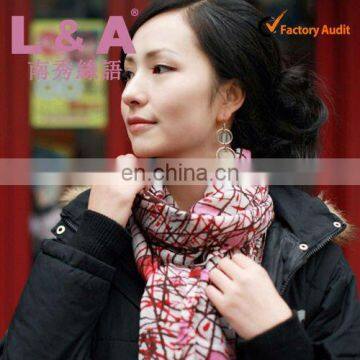 Custom made high quality pashmina wool scarf