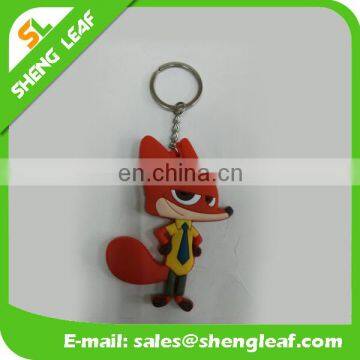 2016 making custom pvc rubber keychain