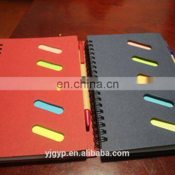 Cheap Customized School Stationery hardcover sticky pad notebook