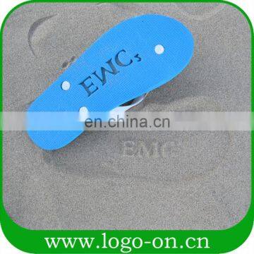 2015 new design beach rubber custom printed flip flops