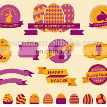 Easter Decorative Pvc Wall Stickers