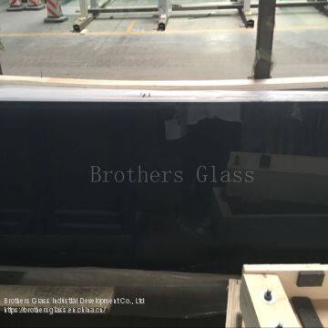 Black Spandrel Glass