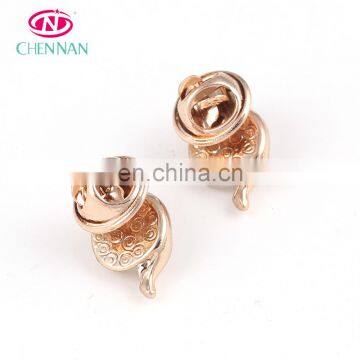 High Quality Crystal Buttons Beautiful Rhinestone Pins Animal Shape Cute Fox Light Pink photo-3