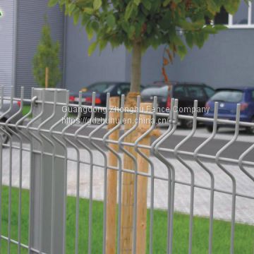 8ft anti-theft welded wire mesh fence decorative backyead metal fencing for Angola