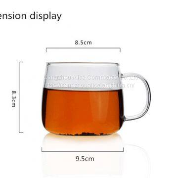Cheap Fashion Milk High Borosilicate Glass Coffee Cup photo-3