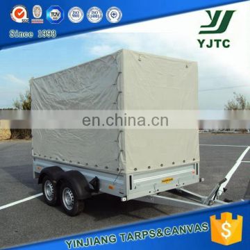 Gray 420g/m2 PVC trailer cover