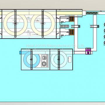 CE approved full-automatic Toast bread production line for sale