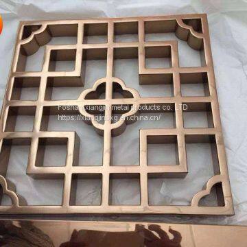 JYFQ0218 Laser Cut Home Living Furniture Metal Room Divider
