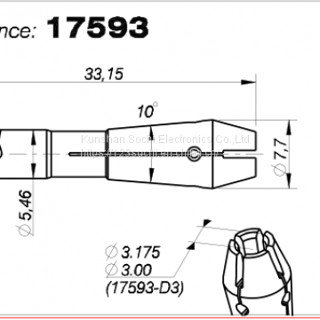 High Quality Westwind Spindle ABW-125 Collet D1331 Spindle Collet photo-2