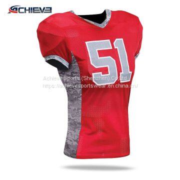 Cheap Wholesale Sublimation Custom Blank American Football Jerseys photo-5
