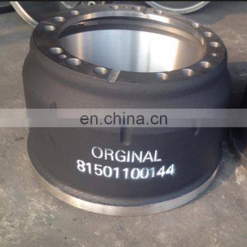 factory produce truck parts brake drum 81501100144 for TRUCK