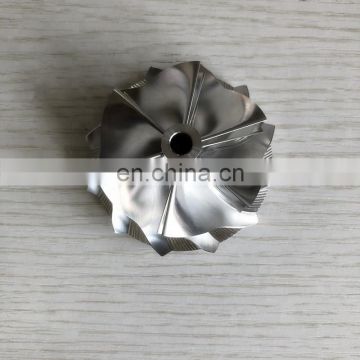 RHF5HB 6+6 blades 51.00/61.98mm Turbocharger Billet/milling/aluminum 2618 compressor wheel for VF30/VF34 upgrade