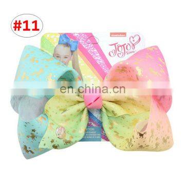 15styles Children Girl Hairpins Kids Cartoon Mermaid Butterfly Unicorn Print Barrettes photo-4