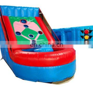 Customized cheap popular kids portable inflatable sport throwing ball game for sale