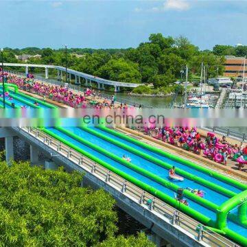 Customized Inflatable Giant Slide,Inflatable Slip n Slide With Arch,Inflatable Long Water Slide for Commercial photo-5