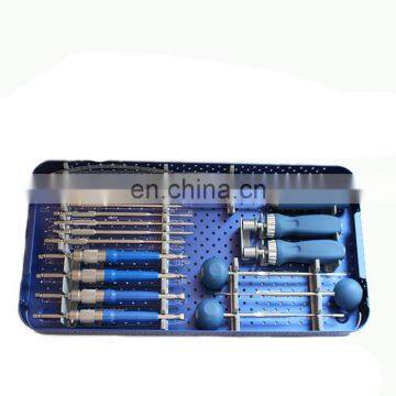 spinal surgery titanium orthopedic implants instrument tray