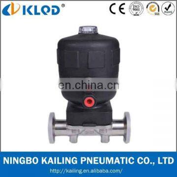 rubber lined diaphragm valve with pneumatic actuator KLGMF-20