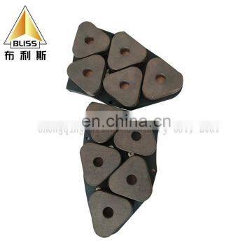 Train Spare Parts Customer's Drawings Railway Parts Composite Brake Shoe