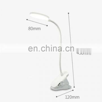 Wholesale USB Power 5W Dimmable Eye-Protection Led Table Light Foldable Clip Bed Reading Book Night Light LED Table Lamp photo-7