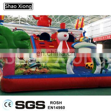Kids Outdoor Playing Inflatable Bouncy Bouncers Castle Slide Playground photo-3